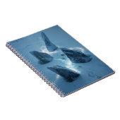 Circle of Light in the Snow Notitieboek (Rechterzijde)