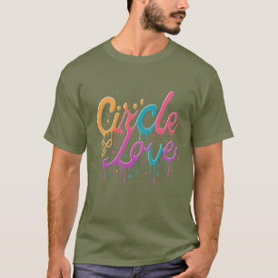 Circle of Love - Hartelijk ontwerp T-shirt
