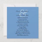 Circle of Love Jewish Hebrew Wedding Invitation Kaart (Achterkant)