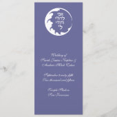 Circle of Love Jewish Wedding Ceremony Card Programmakaart (Voorkant)