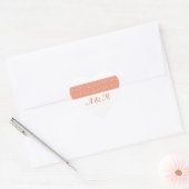 Circle of Love Monogram Heart Stickers (Envelop)