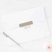 Circle of Love Monogram Heart Stickers (Envelop)