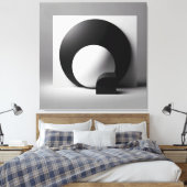 Circle of Quiet Presence Canvas Afdruk (Insitu (Slaapkamer))