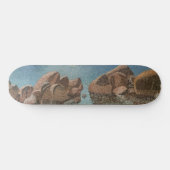 Circle of Stones Lake Tahoe Impressionisme Persoonlijk Skateboard (Horizontaal)