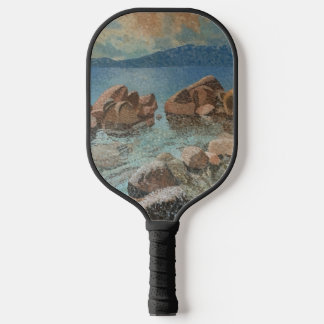 Circle of Stones Lake Tahoe Impressionisme Pickleball Paddle