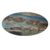 Circle of Stones Lake Tahoe Impressionisme Snijplank (Hoek)