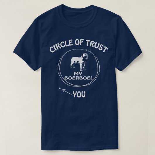 Circle of Trust Boerboel Funny s for Dog lovers T-shirt (Design voorkant)