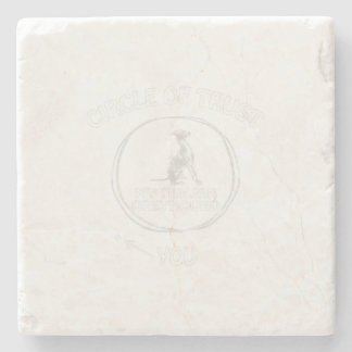 Circle of Trust My Italy Greyhound Funny Dog. Stenen Onderzetter