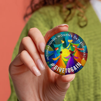 Circle of Women | International Women's Day | IWD Ronde Button 7,6 Cm