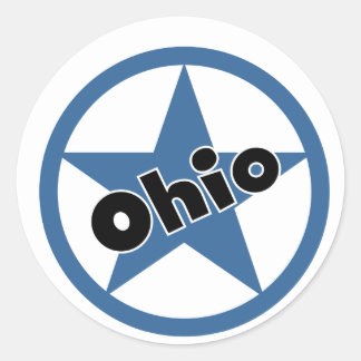 Circle Ohio Ronde Sticker