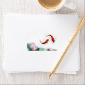 Circle Oriental Zen Feng Shui Koi & Lotus Etiket (Insitu)