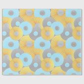 Circle Origami Pastel Pattern Cadeaupapier (Vlak)