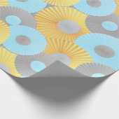 Circle Origami Pastel Pattern Cadeaupapier (Hoek)