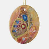 Circle Ornament Butterfly Art Painting (Rechts)