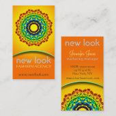 Circle Ornament Mandala Art, Visitekaartje (Voorkant / Achterkant)