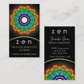 Circle Ornament Mandala Art, Visitekaartje (Voorkant / Achterkant)