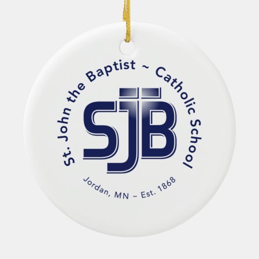 Circle Ornament met SJB Logo (Achterkant)