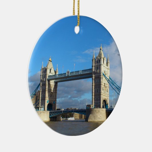 Circle Ornament-Tower Bridge Londen Keramisch Ornament (Rechts)