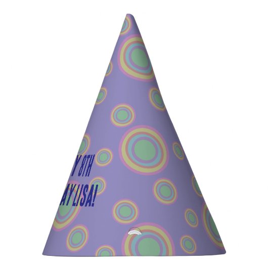 Circle pattern feesthoedjes (Rechts)