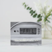 Circle Photo Briefkaart - Gepersonaliseerd (Staand voorkant)