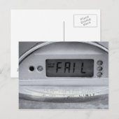 Circle Photo Briefkaart - Gepersonaliseerd (Voorkant / Achterkant)