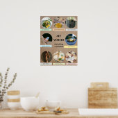 Circle Pics Vision Board Poster (Keuken)