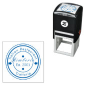 Circle Professional Self Inking Rubber Stamp Zelfinktende Stempel (In situ)