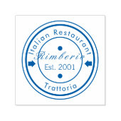 Circle Professional Self Inking Rubber Stamp Zelfinktende Stempel (Design)