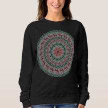 Circle Reindeer Ornaments Ugly KerstSweater