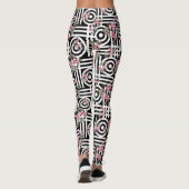 Circle Roos Waterverf Leggings vrouwen (Achterkant)