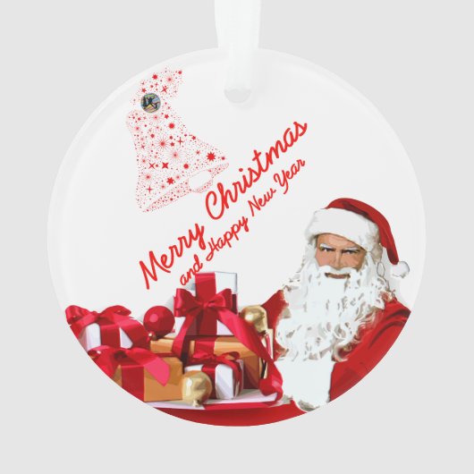 Circle Santa Ornament (achterkant)