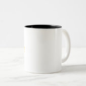 circle scissor tweekleurige koffiemok (Voorkant rechts)