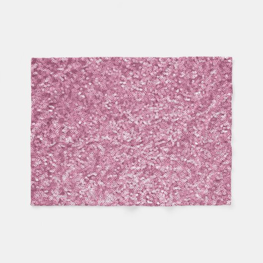 Circle Sequins Sparkle Shiny Shimmer Fleece Deken (Voorkant (Horizontaal))