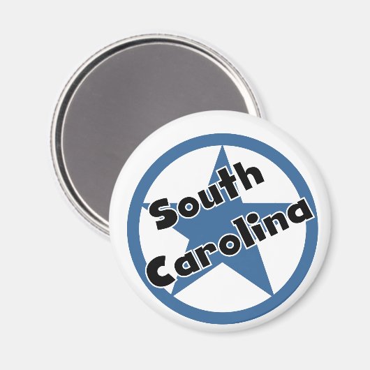 Circle South Carolina Magneet (Voorkant / Achterkant)