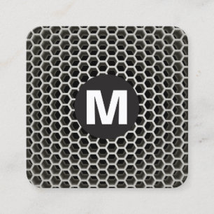 Circle Spot Monogram - Honeycomb Warm Vierkante Visitekaartje