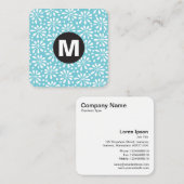 Circle Spot - Patroon 020818 Vierkante Visitekaartje (Voorkant / Achterkant)