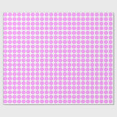 Circle Spots - Licht Violet op wit Cadeaupapier (Vlak)