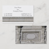 Circle Square Architectural Border Visitekaartjes (Voorkant / Achterkant)