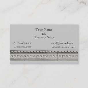 Circle Square Architectural Stone Custom Business Visitekaartje
