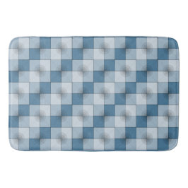 Circle-Squares Bath Mat