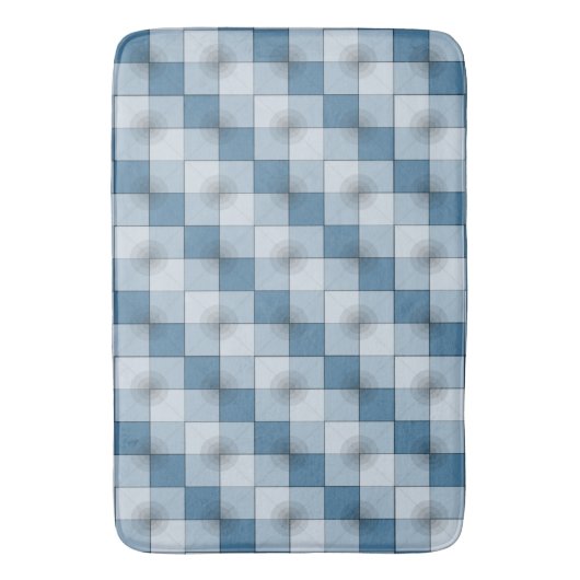 Circle-Squares Bath Mat (Voorkant Verticaal)