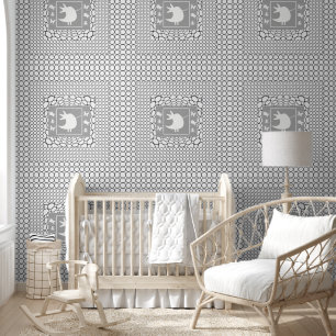 Circle Squares Tweety Bird Kinder Baby Behang