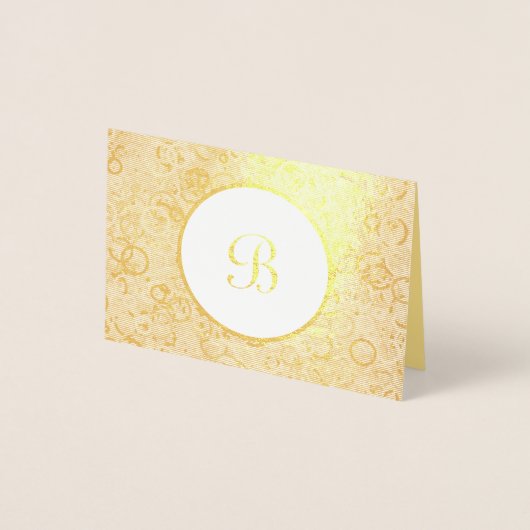Circle Starburst Folie Kaart (Voorkant)