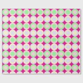 Circle Stippen Pastel Roze Groen Lavendel Geel Pol Cadeaupapier (Vlak)