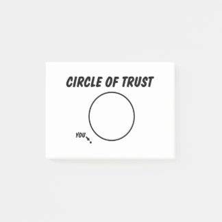 CIRCLE TRUST FUNNY POST-IT® NOTES
