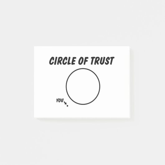 CIRCLE TRUST FUNNY POST-IT® NOTES (Voorkant)
