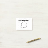 CIRCLE TRUST FUNNY POST-IT® NOTES (Op bureau)