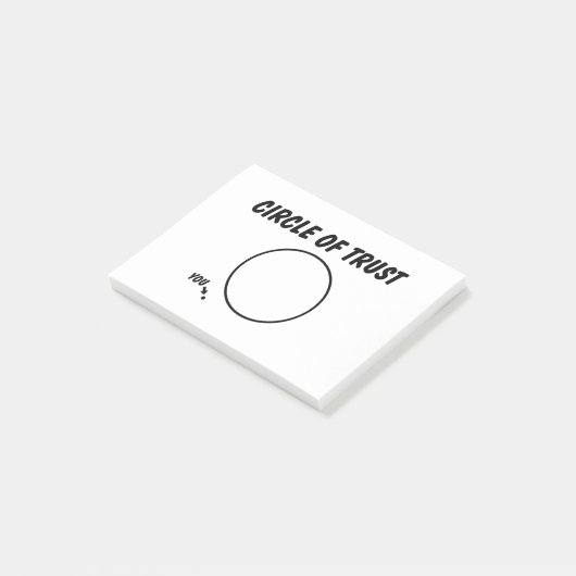 CIRCLE TRUST FUNNY POST-IT® NOTES (Schuin)