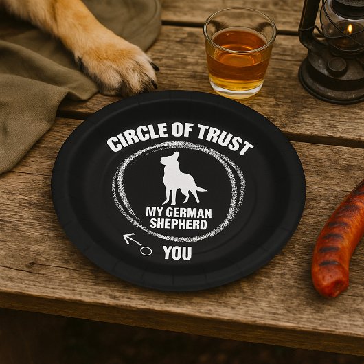 Circle Trust My German Shepherd Papieren Bordje