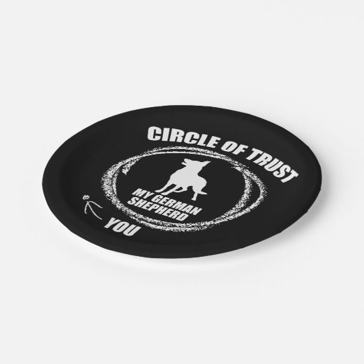 Circle Trust My German Shepherd Papieren Bordje (Gekanteld)